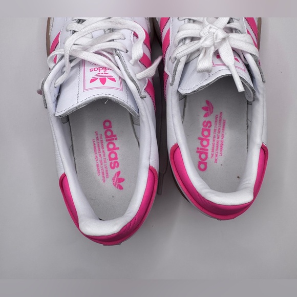 Adidas  Samba Womens Sneakers White Hot Pink Gum Sole - Picture 13 of 16